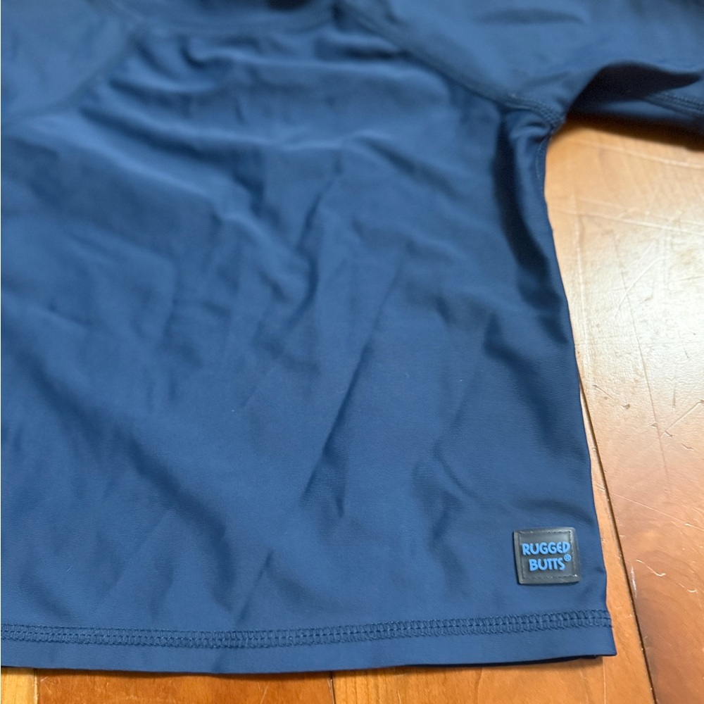 Navy Kids Rashguard by Rugged Butts - Picture 2 of 3